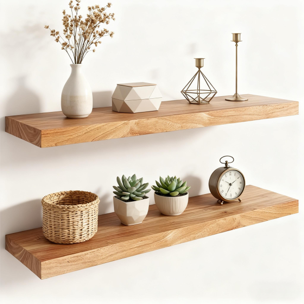 old elm floating shelf 11